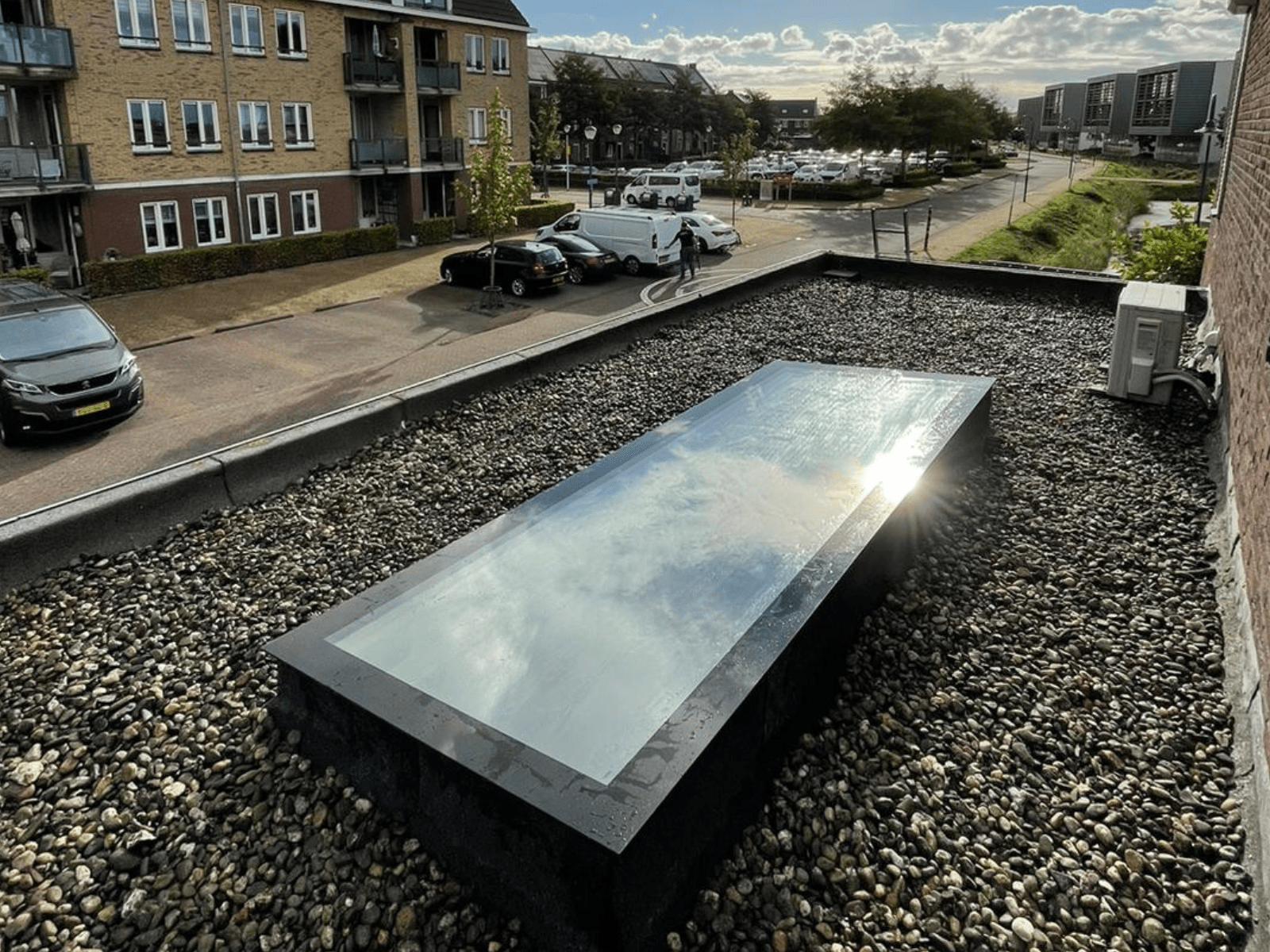 Installatie van een dakraam