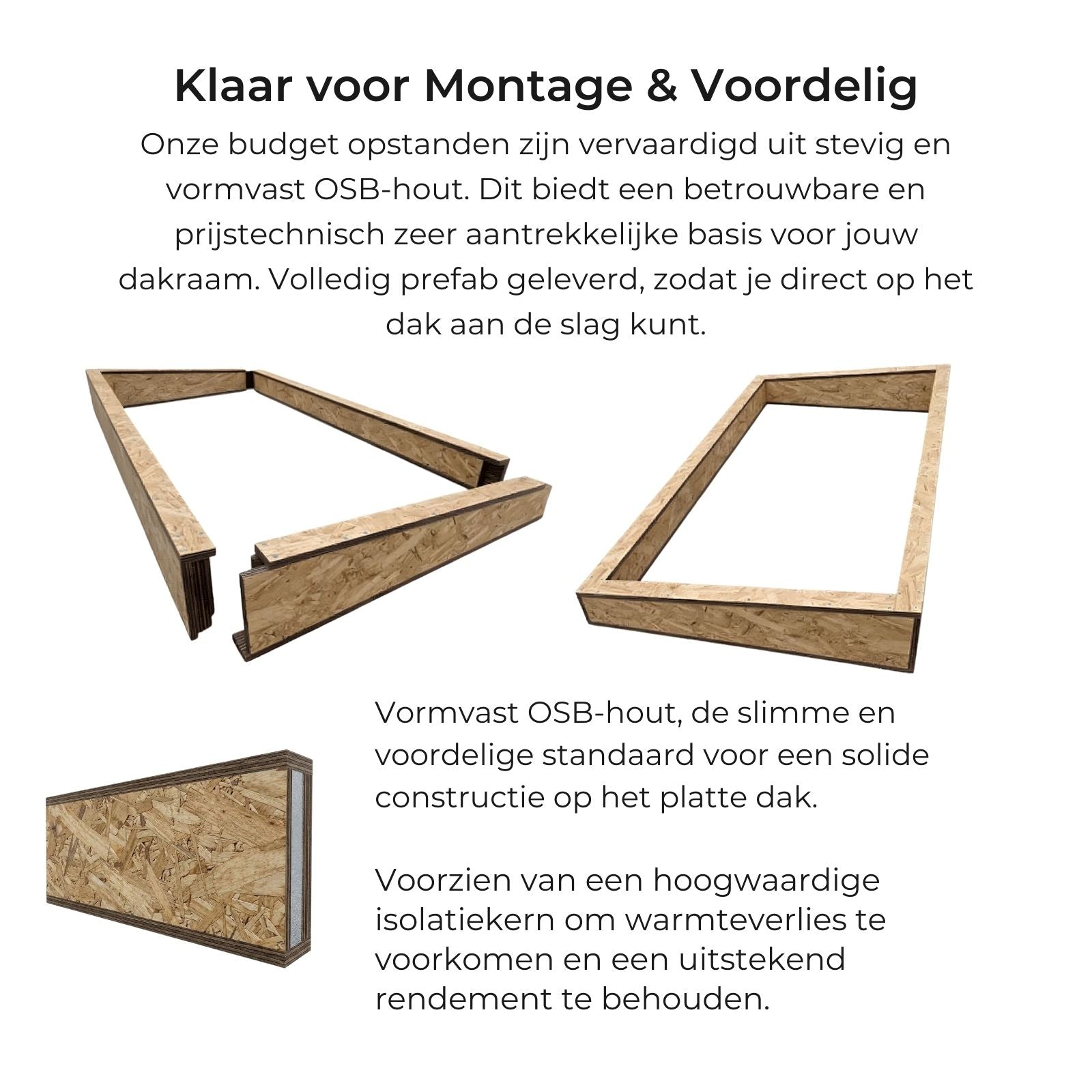 Opstanden Schuin dak Budget (OSB) van Premium Dakramen